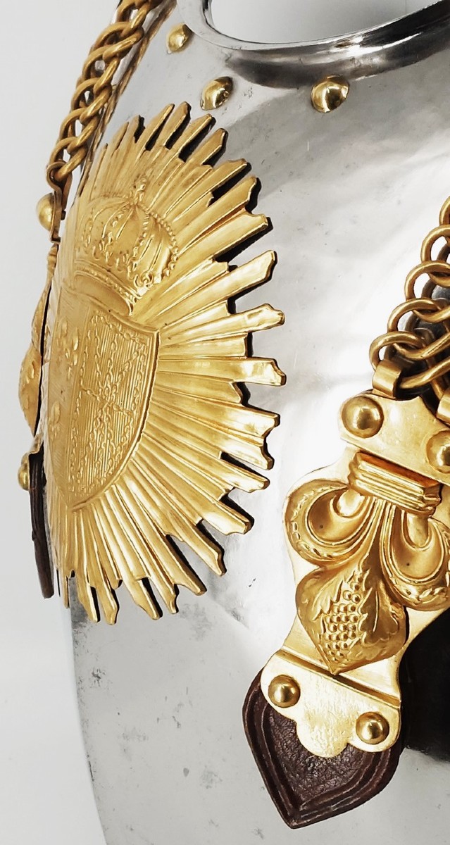 Helmet And Cuirass Of A Cuirassier Officer Of The Royal Guard, Model 1825, France, Restoration Period-photo-1
