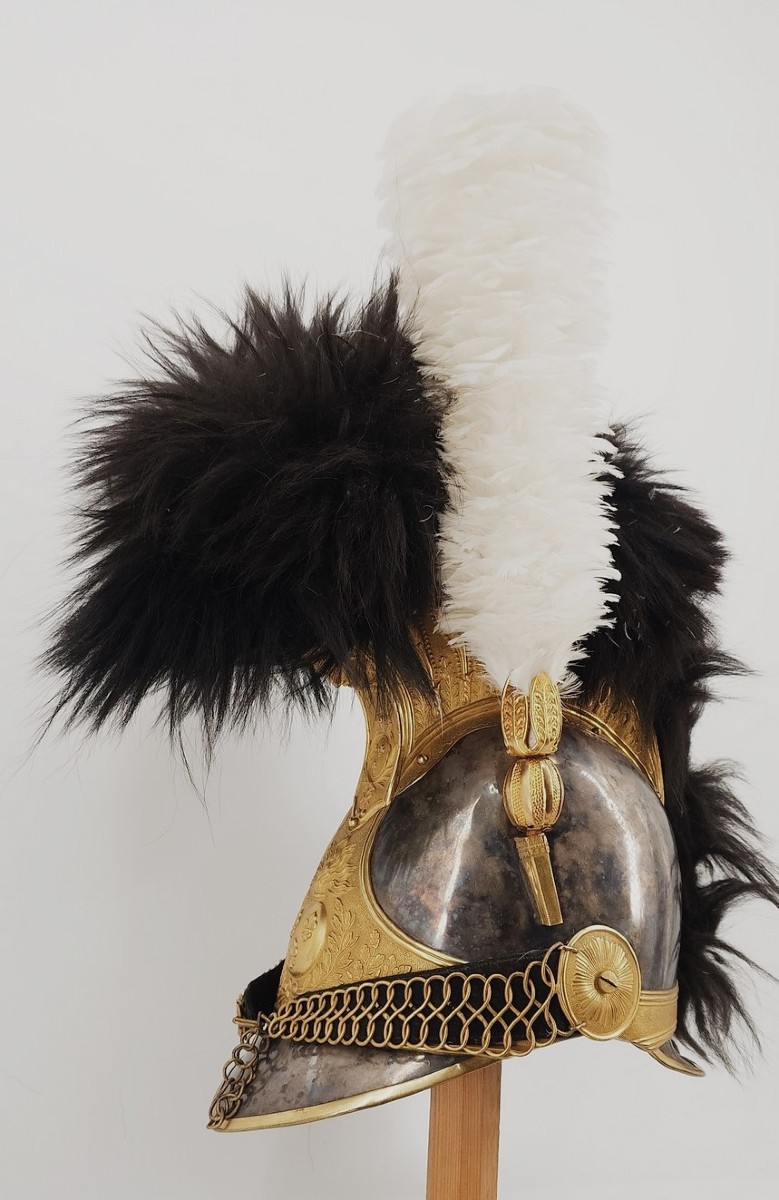 Helmet And Cuirass Of A Cuirassier Officer Of The Royal Guard, Model 1825, France, Restoration Period-photo-2