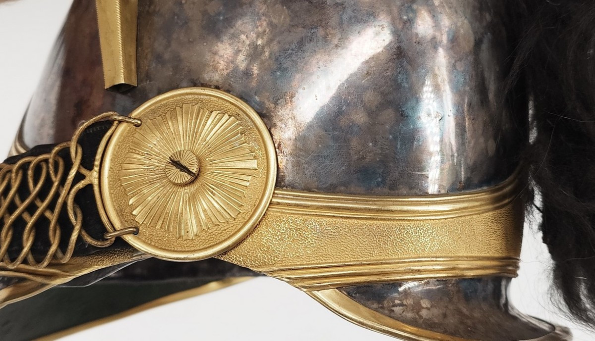 Helmet And Cuirass Of A Cuirassier Officer Of The Royal Guard, Model 1825, France, Restoration Period-photo-6