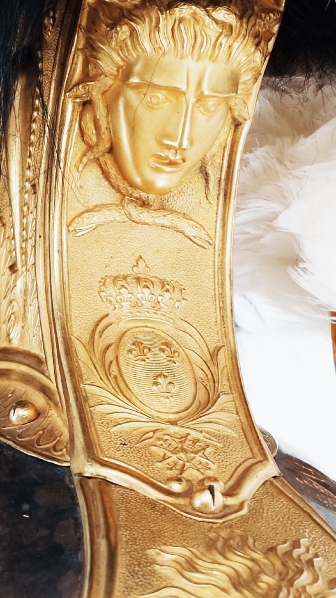 Helmet And Cuirass Of A Cuirassier Officer Of The Royal Guard, Model 1825, France, Restoration Period-photo-7