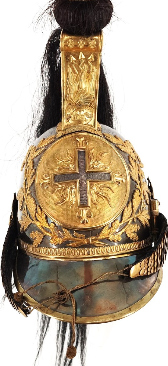 Helmet Of The First Company Of Musketeers, Grey, King's Military Household, Model 1814-photo-3