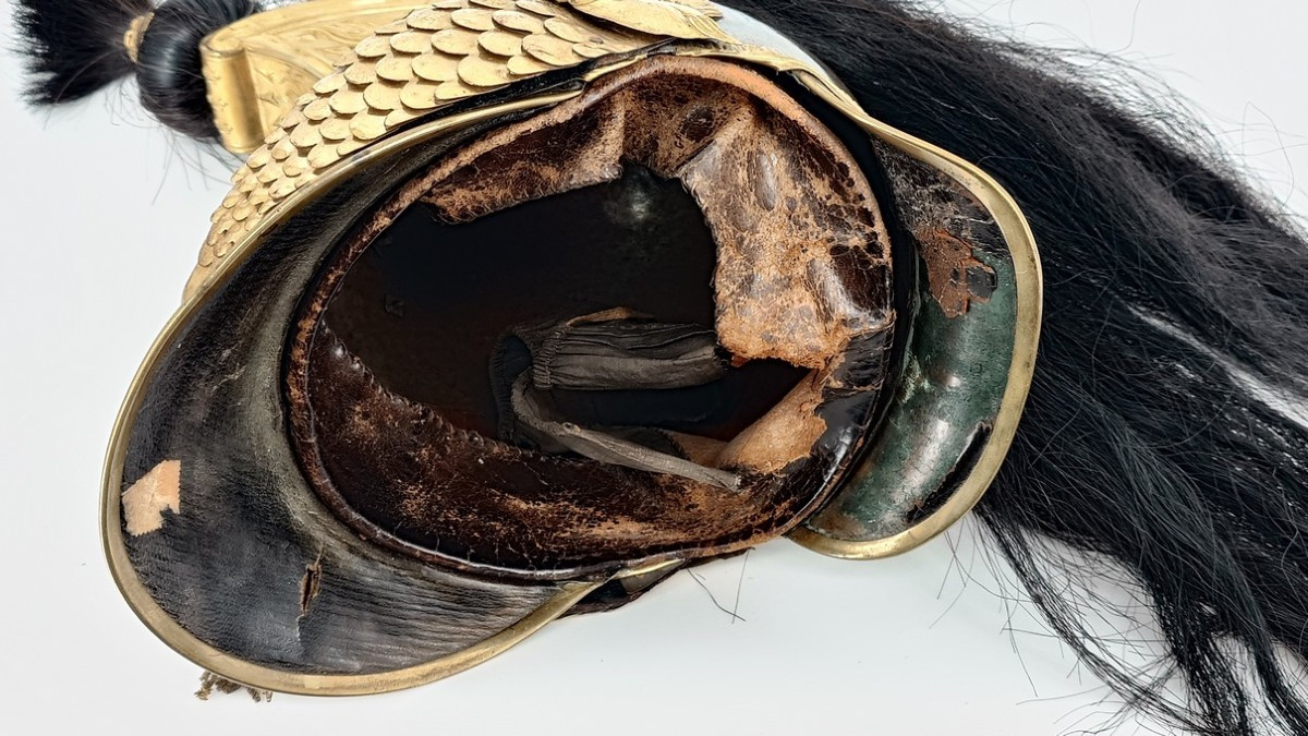 Helmet Of The First Company Of Musketeers, Grey, King's Military Household, Model 1814-photo-8