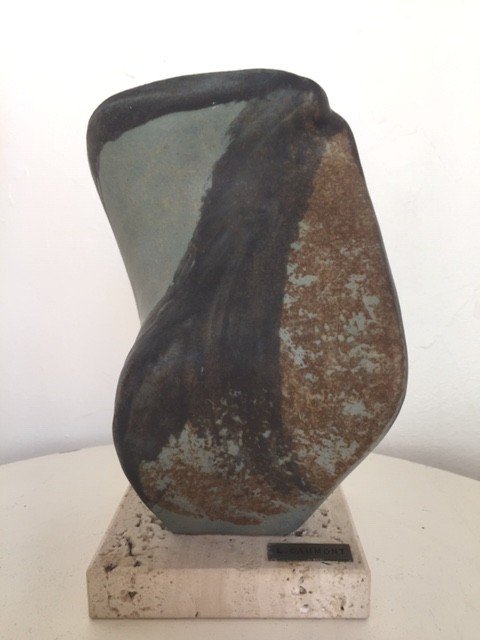 Ceramic Sculpture By Lilianne Caumont Twentieth-photo-2