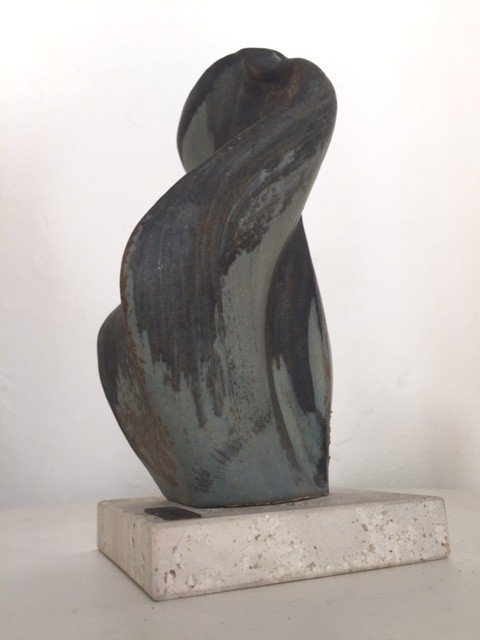 Ceramic Sculpture By Lilianne Caumont Twentieth-photo-1