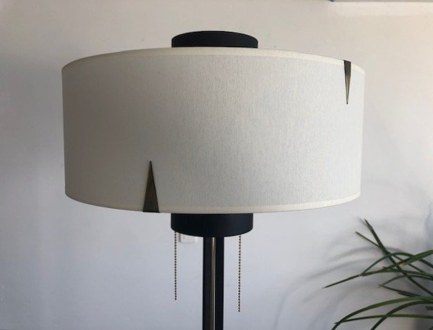 Rare Arlus Floor Lamp French Design 1950-photo-3