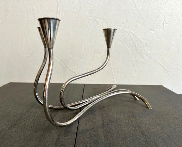 Bougeoir Design De Carl Christiansen Danemark 1950