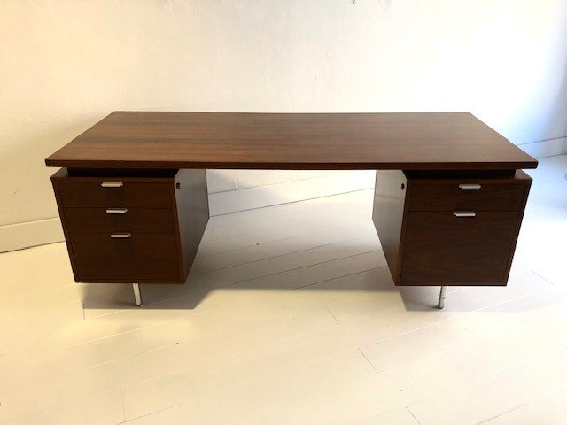 President Desk In Rosewood Design George Nelson For Herman Miller 1950
