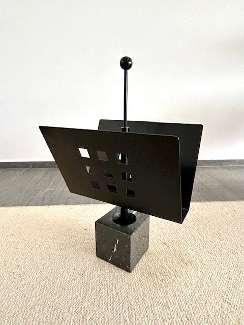 Porte Revues Design Cattelan Italie Circa 1980-photo-2