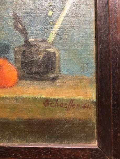 Rare Still Life Hst By Ilse Schaeffer (1899-1970) Impressionism Germany Austria-photo-3