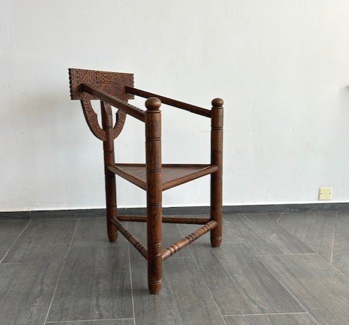 Swedish Design Tripod Armchair 1950 (munk Model - Decoration - Vintage)