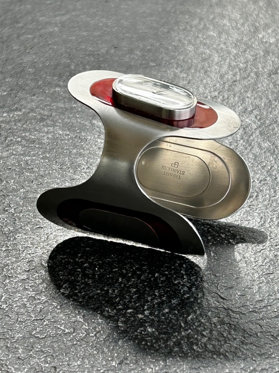 Rare Montre  Bracelet Acier Tissot Modèle  Esclave Design 1970  (rolex  Etc)-photo-2