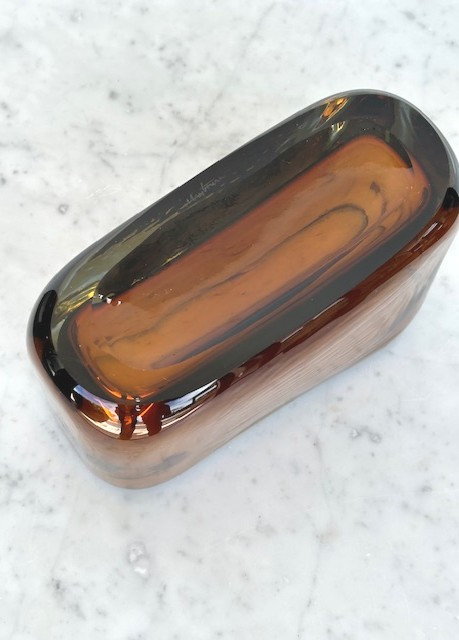 Elegant Murano Glass Vase From The 2000s (venini, Seguso, Sommerso Style...)-photo-4