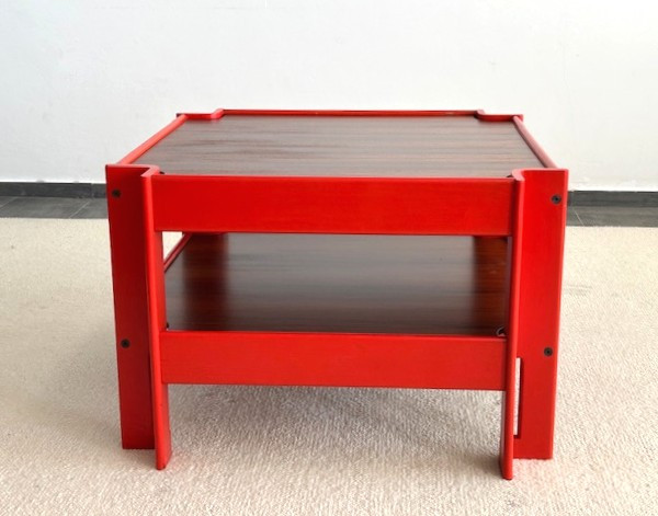 Designer Coffee Table By Sergio Asti For Poltronova Italy Circa 1960 (sottsass-arteluce-knoll..)-photo-2