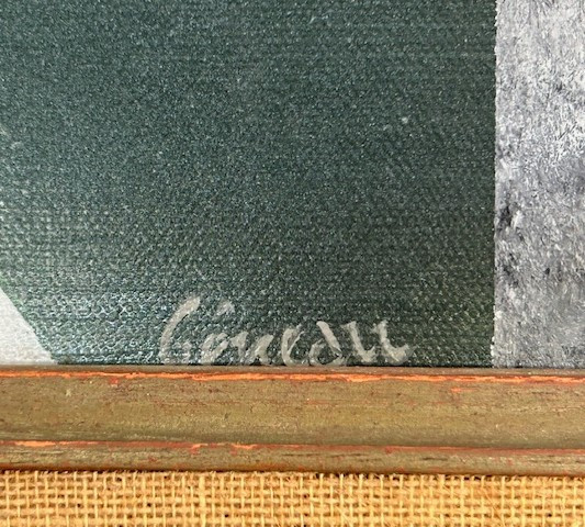 Acrylic By Alain Geneau, Woman In Still Life, Circa 1970-1980 In The Style Of Gorgio Morandi-photo-2