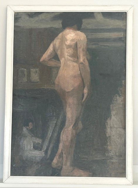 Huile Sur Toile  De Lucien Hector Jonas (1880-1947) XXème Siècle  Nu Féminin