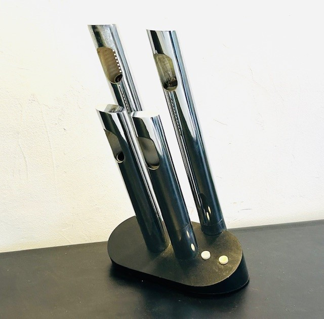 Lampe de bureau design orgue de Mario Faggian pour LUCI 1970 ( Sarfatti Sciolari stilnovo )