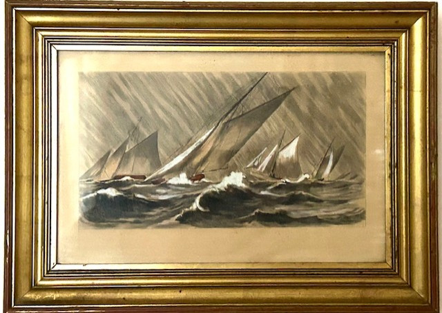 Marine De Léon Haffner Regatta In The Storm 