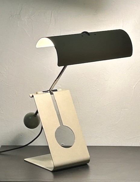 Lampe de table/bureau design de Mauro Martini pour Fratelli Martini 1970 (sarfatti-stilnovo..)-photo-3