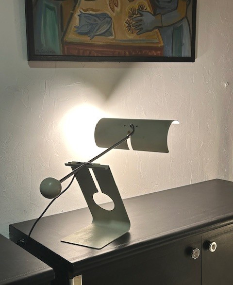 Lampe de table/bureau design de Mauro Martini pour Fratelli Martini 1970 (sarfatti-stilnovo..)-photo-2