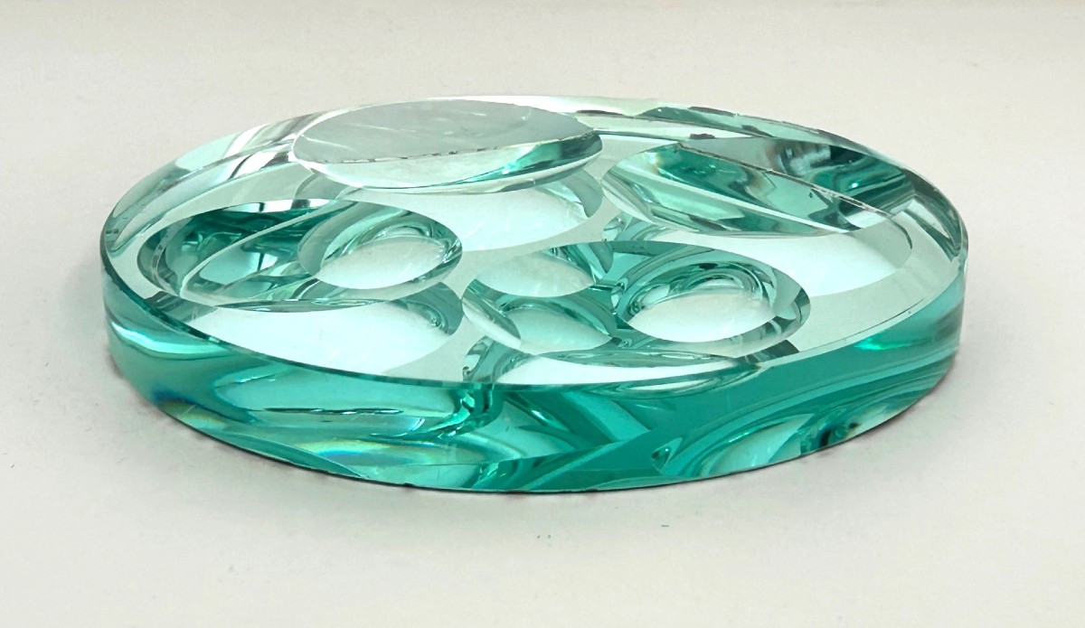 Fontana Arte Design Valet Tray In Mirrored Glass, Circa 1950-photo-1