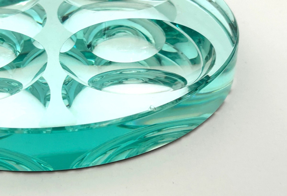 Fontana Arte Design Valet Tray In Mirrored Glass, Circa 1950-photo-2