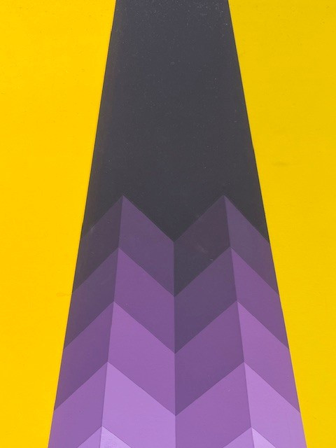 Sérigraphie sur papier de Marko Spalatin 1970  (Op Art, abstrait constructivisme, Vasarely...)-photo-3