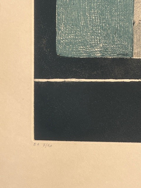 Lithographie de André Minaux circa 1970 épreuve d'artiste ( art deco - nature morte..)-photo-3