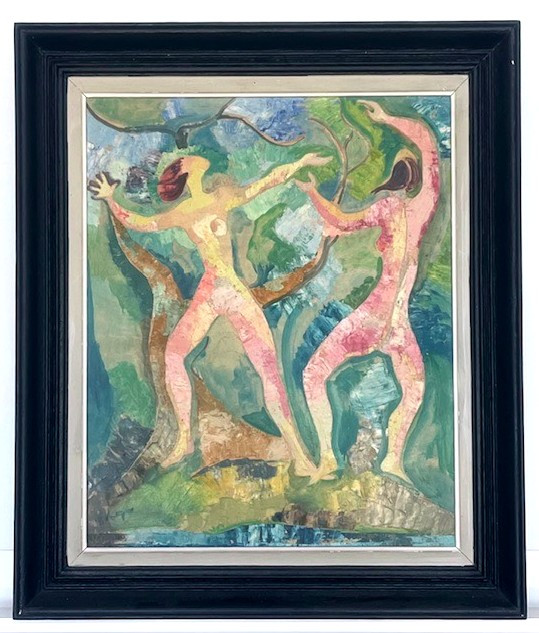Huile sur panneau esprit Matisse André Derain fauvisme XXème