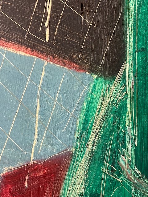 Still Life Hst By Pierre Montheillet (1923-2011) Figurative Abstraction - Cubism 20th Century-photo-4