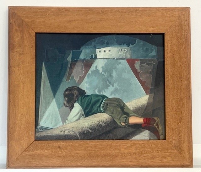 Hst Armando Sendin (1925–2020) Brazilian Realism – Surrealist – Figurative – Contemporary