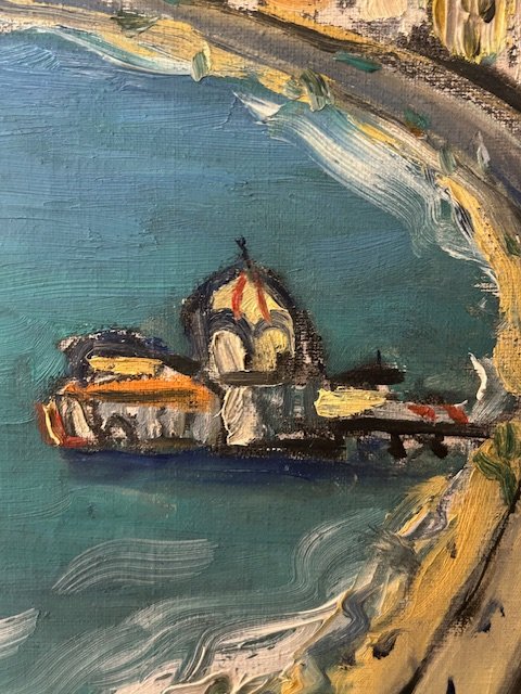 HST de Pierre Montheillet ( école lyonnaise - esprit Raoul Dufy )-photo-2