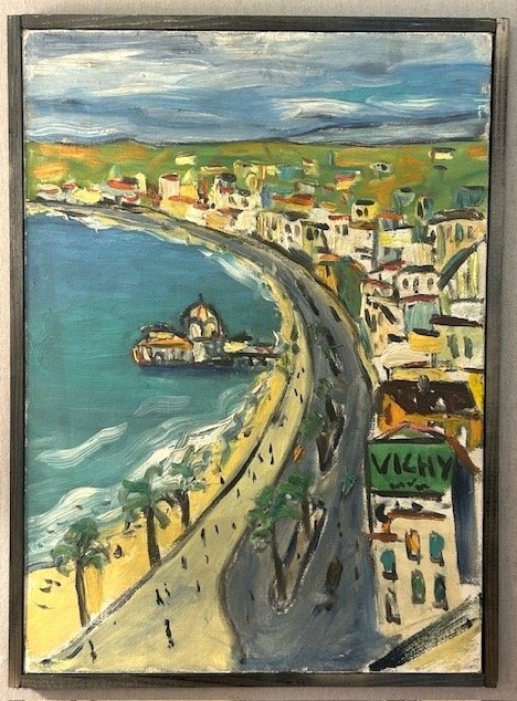 HST de Pierre Montheillet ( école lyonnaise - esprit Raoul Dufy )