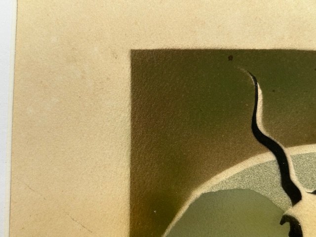 Composition surréaliste à l'aérographe de Robert le Ricolais constructivisme -abstraction-1930s-photo-3