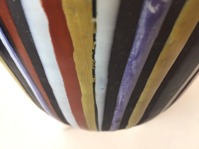 Ceramic Molar Cache Pot Vase By Roger Capron Vallauris Design 1950-photo-2