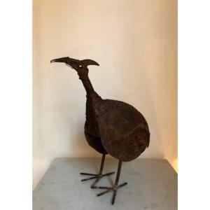 Sculpture Oiseau En Fer (anasse?) 1950