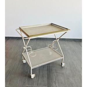 Serving Table By Mathieu Mategot 1950 (removable Tray - Rolling Table)