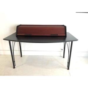 Rare French Design Cylinder Desk Dating From The 1980s