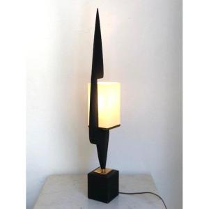 Lampe De Table / Bureau Design Arlus 1950 ( Esprit Lunel...)