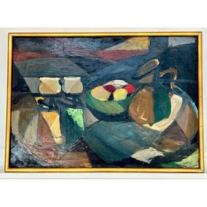 Nature morte cubiste de Louis  Leprince Ringuet 1956 