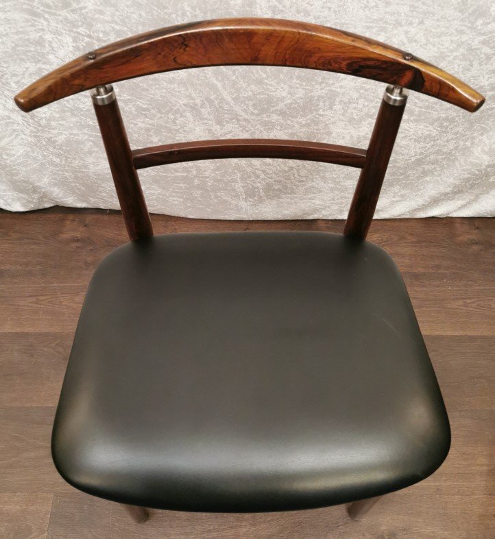 6 Chaises Danoises Sibast En Palissandre.-photo-2