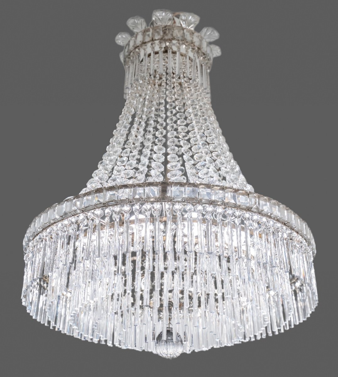 Lustre Montgolfière à Pampilles En Cristal-photo-2