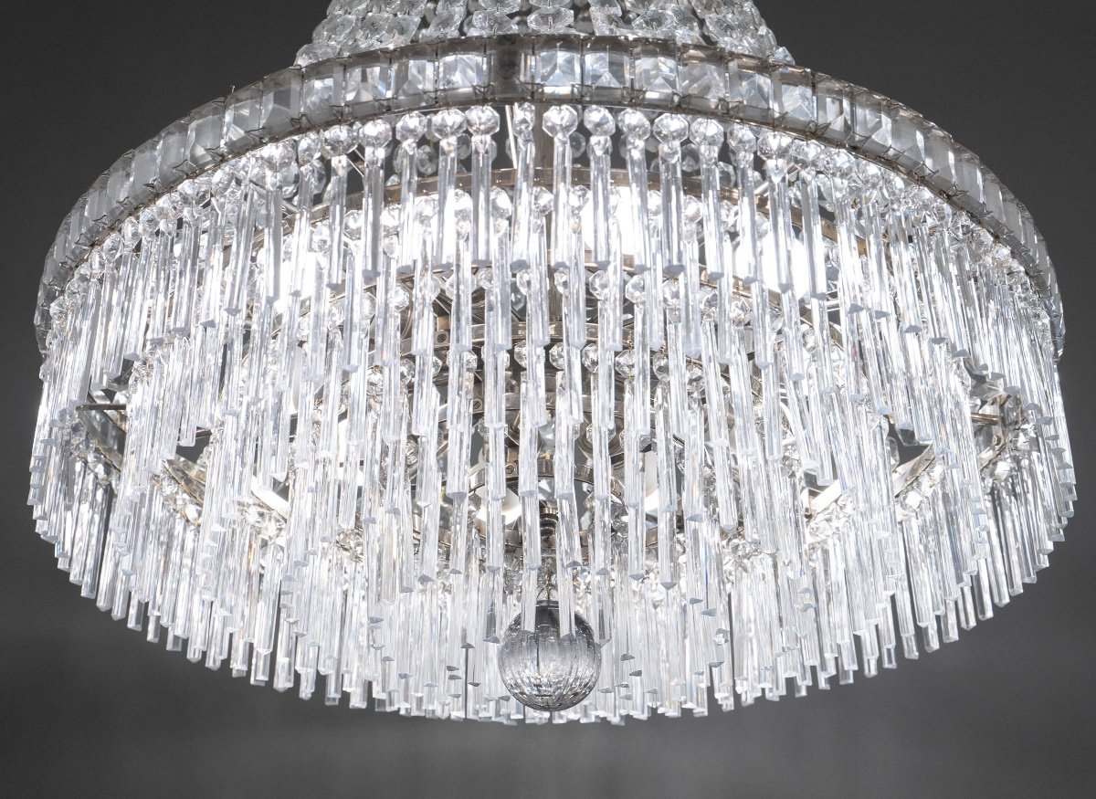 Lustre Montgolfière à Pampilles En Cristal-photo-6