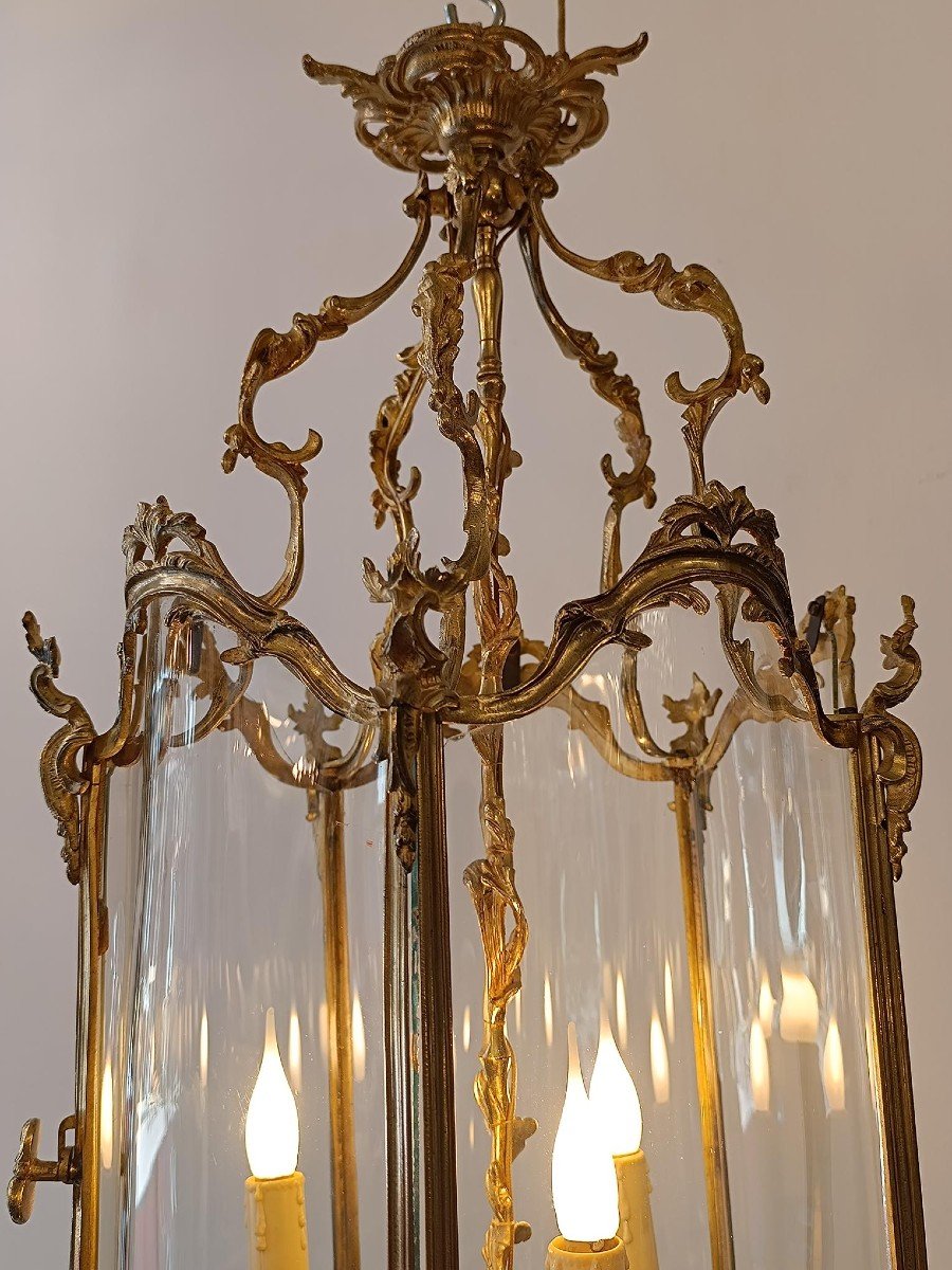 Lanterne Louis XV époque 19ème-photo-3