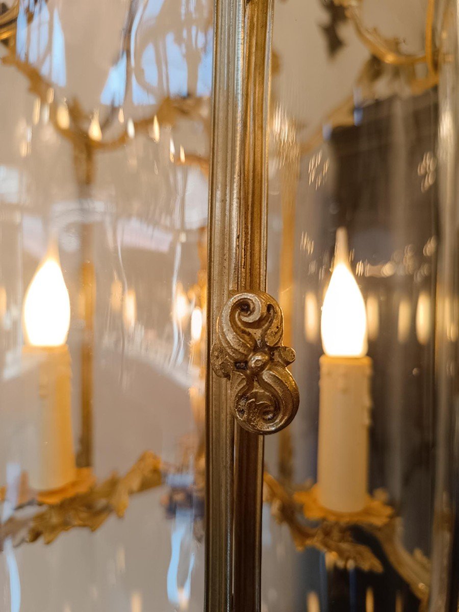Lanterne Louis XV époque 19ème-photo-4