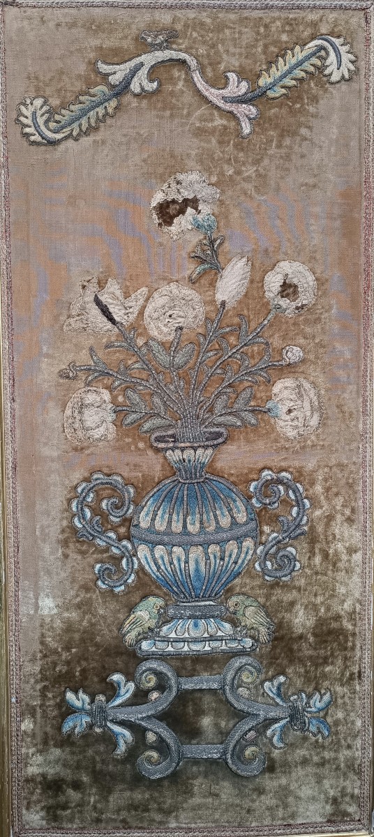 Paravent En Bois Doré - Epoque Napoléon III-photo-3