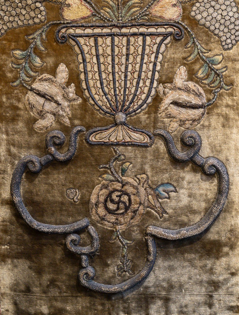 Paravent En Bois Doré - Epoque Napoléon III-photo-4