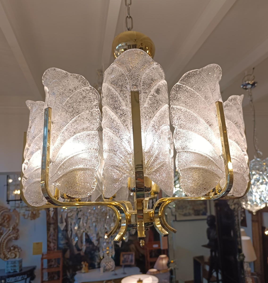 Lustre Attribué à Carl Fagerlund