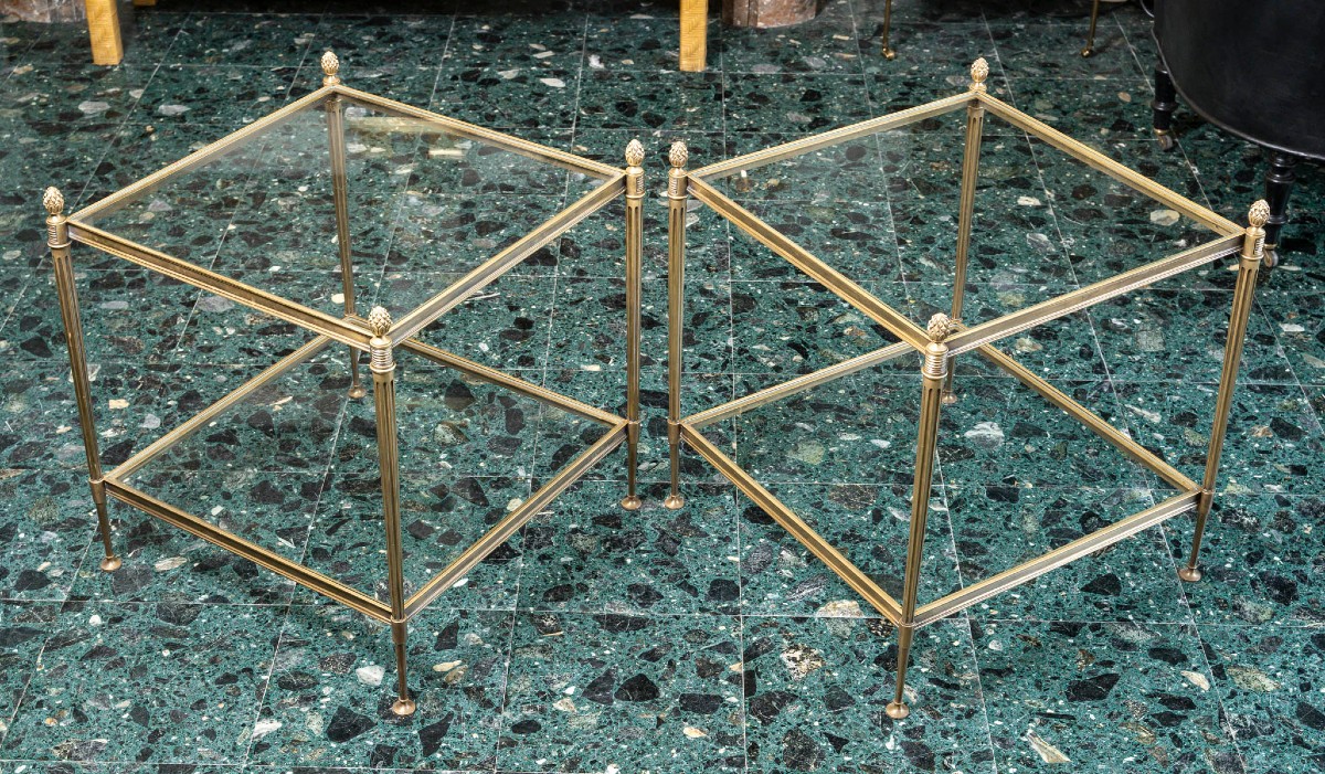 Paire de bouts de canapé circa 1960-photo-5