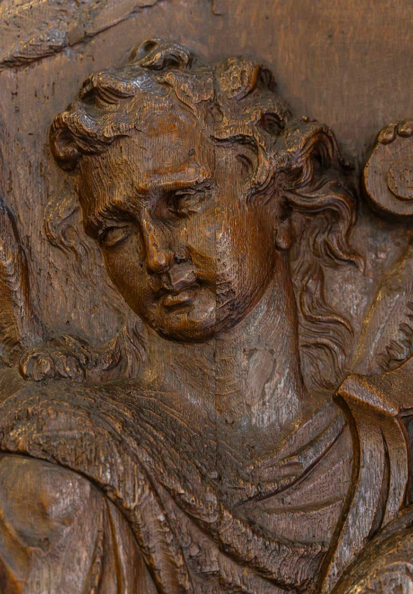 Pair Of Panels - Musician Angels - 17th Century-photo-2