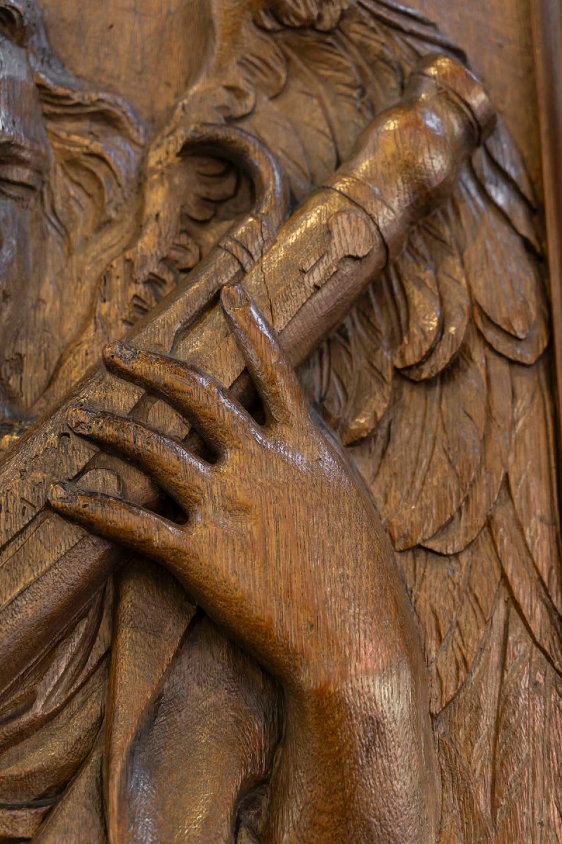 Pair Of Panels - Musician Angels - 17th Century-photo-7